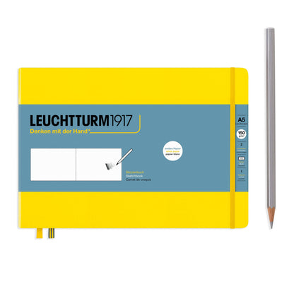 Sketchbooks - 150g/m² Paper Plain: Black / Medium Landscape