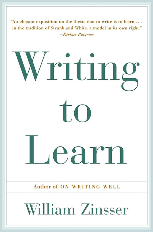 Writing To Learn cover image