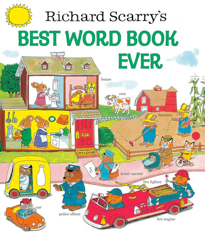 Richard Scarry's Best Word Book Ever (Giant Golden Book) cover image