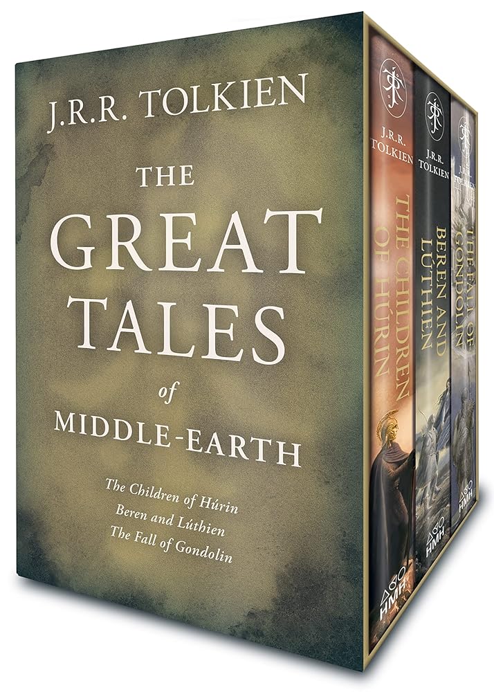 The Great Tales of Middle-earth Box Set: The Children of Húrin, Beren and Lúthien, and The Fall of Gondolin cover image