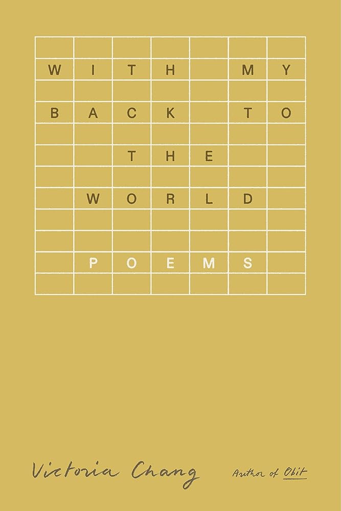 With My Back to the World: Poems cover image