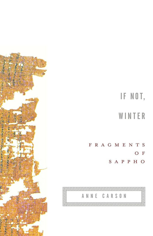 If Not, Winter: Fragments of Sappho cover image