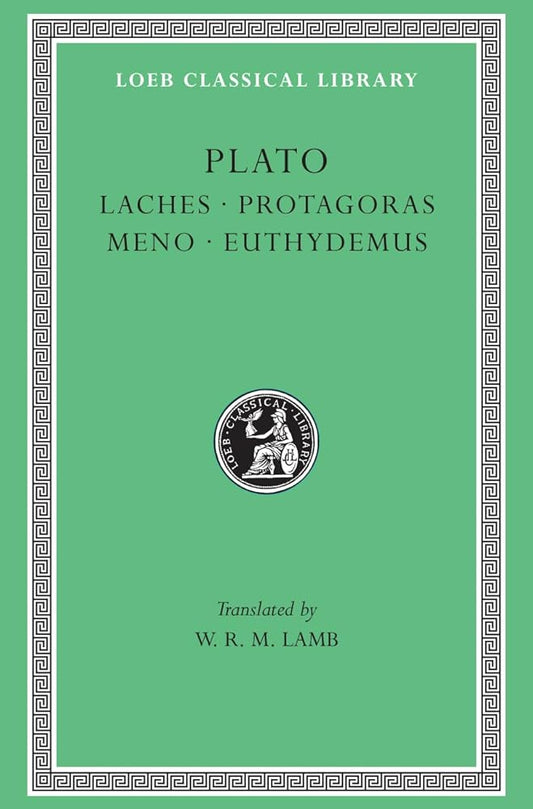 Laches. Protagoras. Meno. Euthydemus (Greek and English Edition) cover image