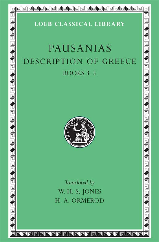 Description of Greece, Volume II: Books 3–5 cover image