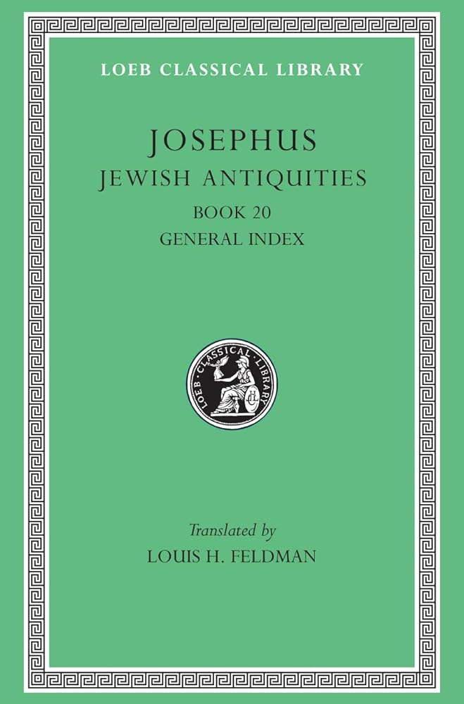 Jewish Antiquities, Volume IX: Book 20. General Index cover image