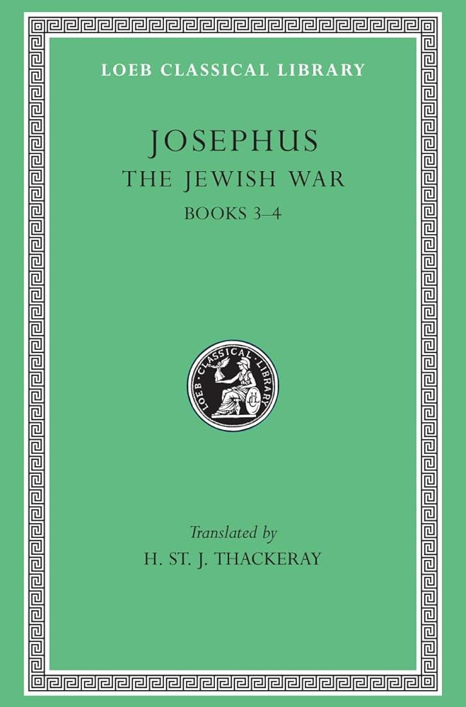 The Jewish War, Volume II: Books 3–4 (Loeb Classical Library) cover image