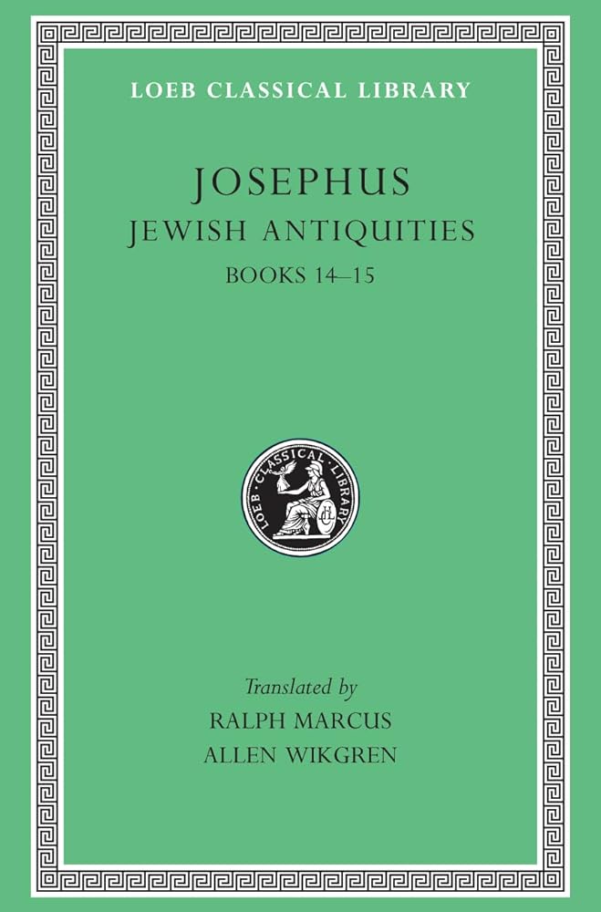 Jewish Antiquities, Volume VI: Books 14–15 cover image