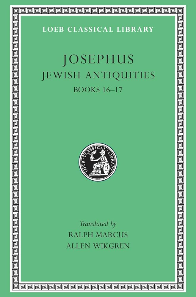 Jewish Antiquities, Volume VII: Books 16–17 cover image