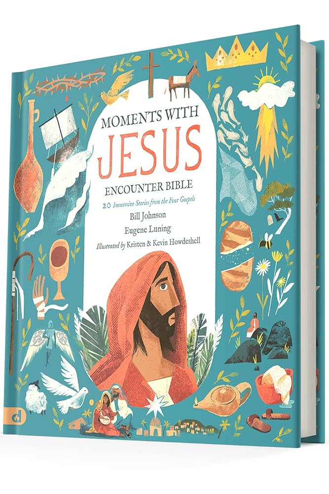 The Moments with Jesus Encounter Bible: 20 Immersive Stories from the Four Gospels cover image