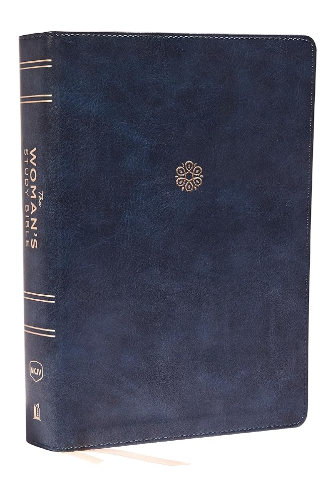NKJV, The Woman's Study Bible, Leathersoft, Blue, Red Letter, Full-Color Edition: Receiving God's Truth for Balance, Hope, and Transformation cover image