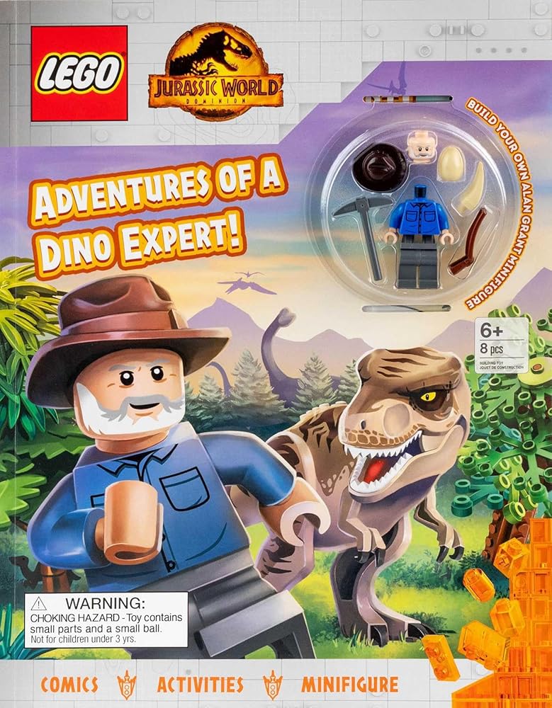 LEGO Jurassic World: Adventures of a Dino Expert! (Activity Book with Minifigure) cover image