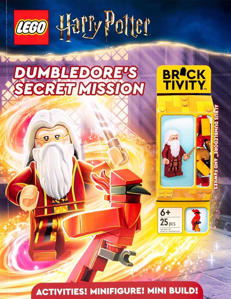 LEGO Harry Potter: Dumbledore's Secret Mission (Activity Book with Minifigure) cover image