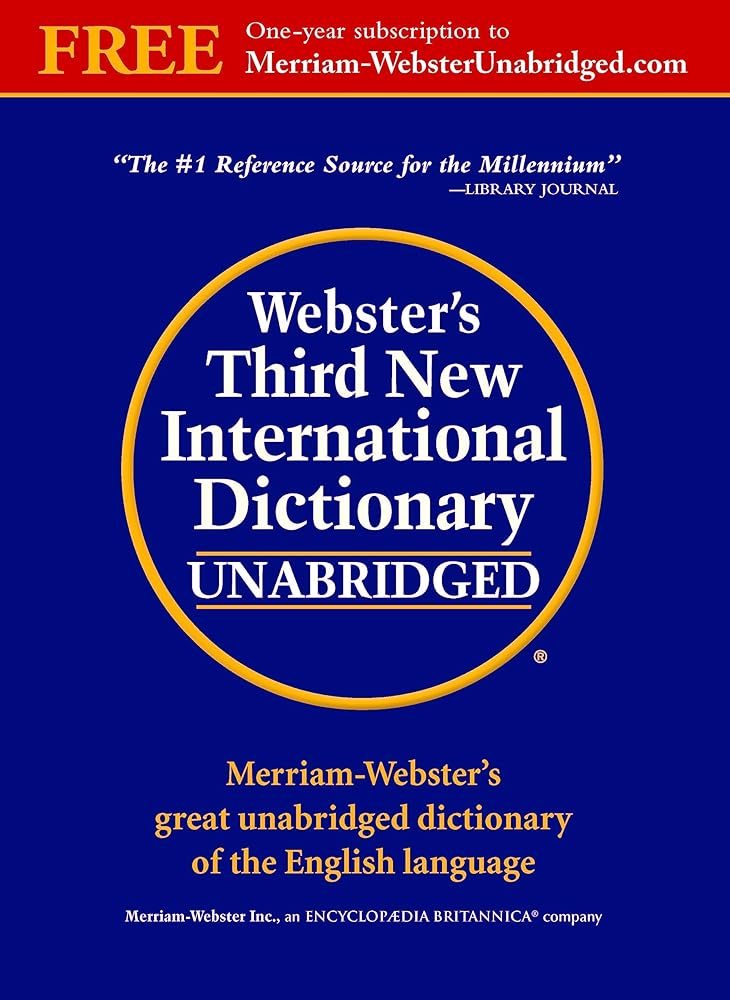Webster's Third New International Dictionary, Unabridged cover image