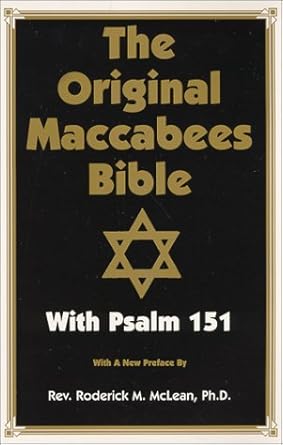 The Original Maccabees Bible With Psalm 151 cover image