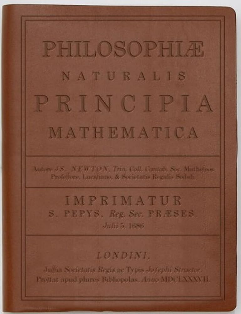 Principia Mathematica by Newton: Brown Lined Journal (Science & Exploration (Discovery)) cover image