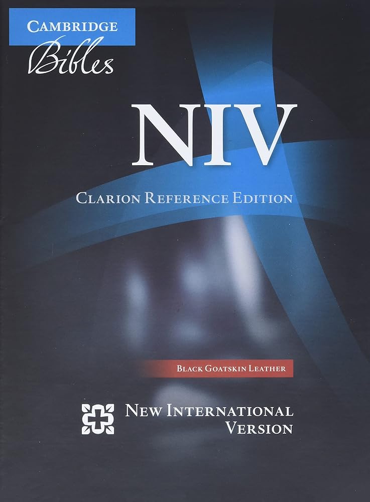 Cambridge NIV Clarion Reference Bible, Black Edge-lined Goatskin - Leather Bound - 18 August 2016 cover image