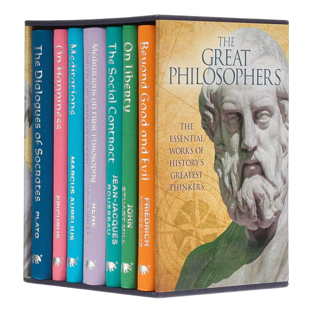 The Great Philosophers Collection: Deluxe 7-Book Hardcover Boxed Set (Arcturus Collector's Classics) cover image