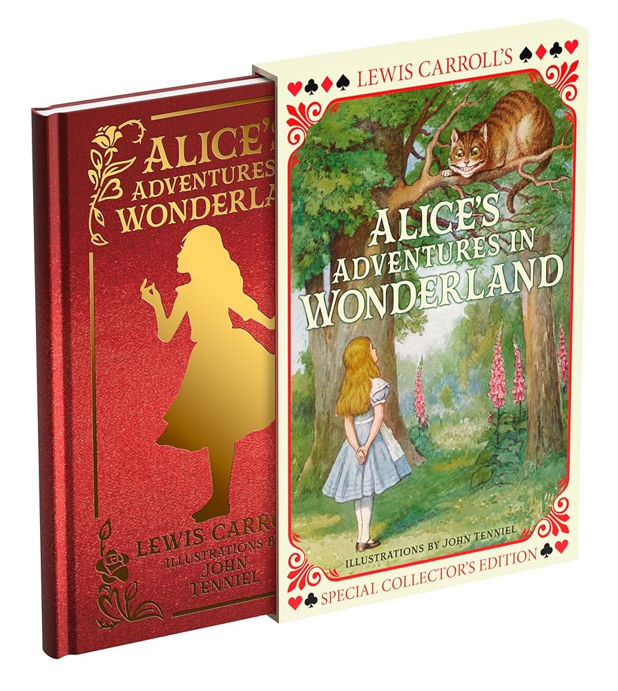 Alice's Adventures in Wonderland: Special Slipcased Collector's Edition with Original Illustrations by John Tenniel (Arcturus Silkbound Classics) cover image