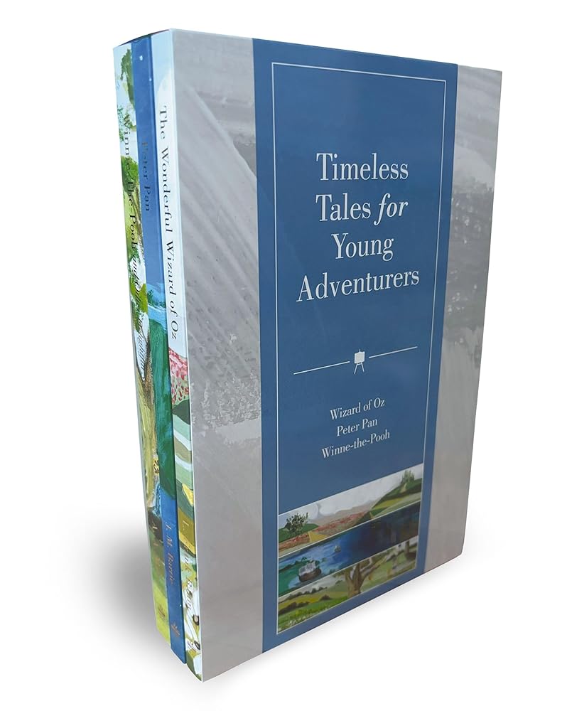 Timeless Classics: Harper Muse Painted Kids Set: Winnie-the-Pooh and Other Delightful Stories, Peter Pan, and The Wonderful Wizard of Oz (Harper Muse Classics: Painted Editions) cover image