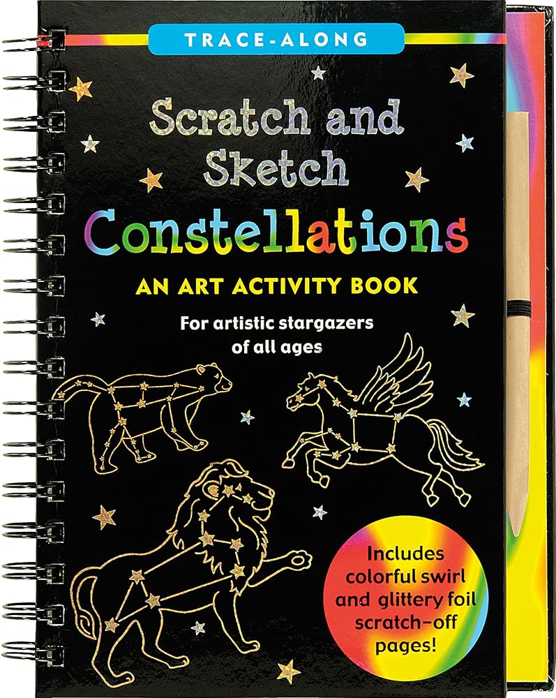 Constellations Scratch & Sketch (Art, Activity Kit) (Trace-Along Scratch and Sketch) cover image