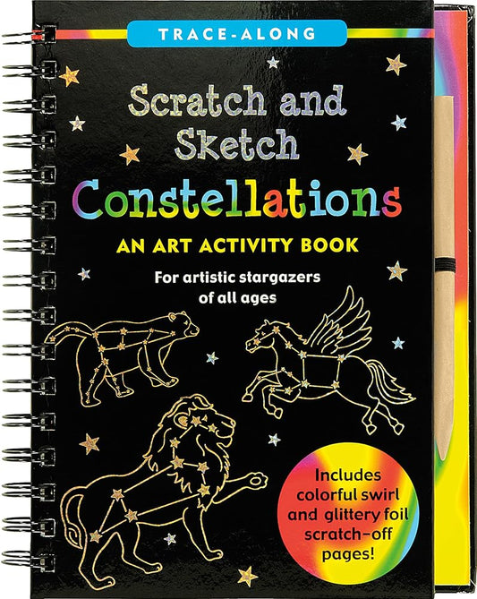 Constellations Scratch & Sketch (Art, Activity Kit) (Trace-Along Scratch and Sketch) cover image