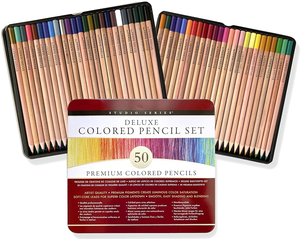 Studio Series Deluxe Colored Pencil Set (Set of 50) cover image