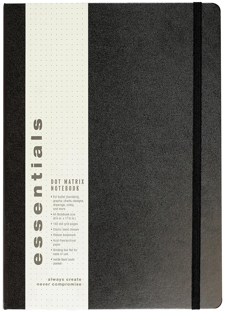 Essentials A4 Dot Matrix Notebook cover image