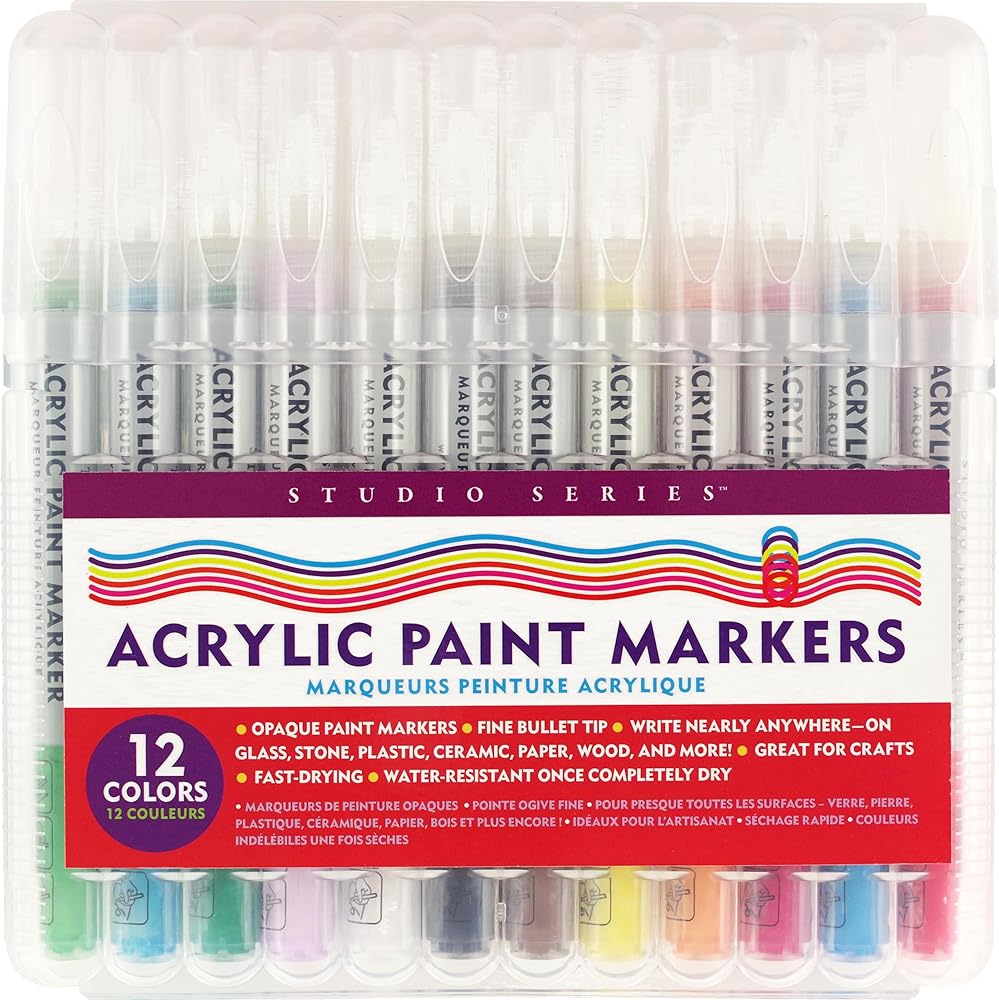 Studio Series Acrylic Paint Marker Set (12-piece set) cover image