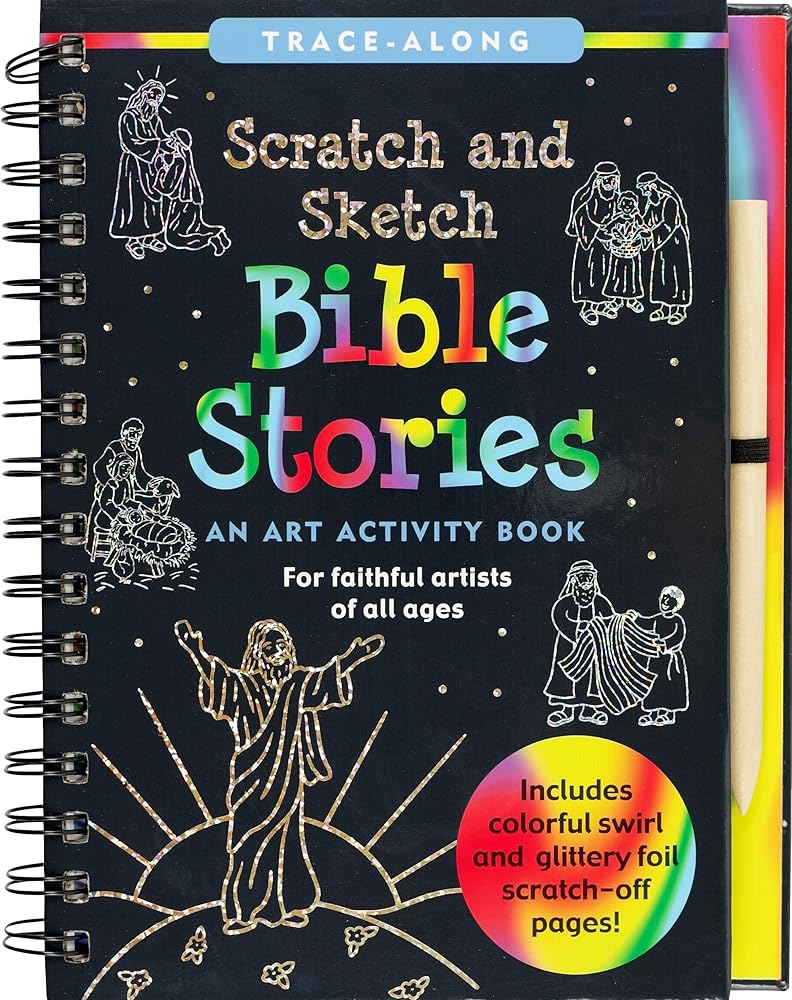 Scratch & Sketch Bible Stories (Trace Along) (Scratch and Sketch Trace-along) cover image