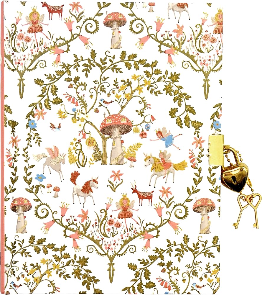 Enchanted Forest Locking Journal (Locking Diary) cover image