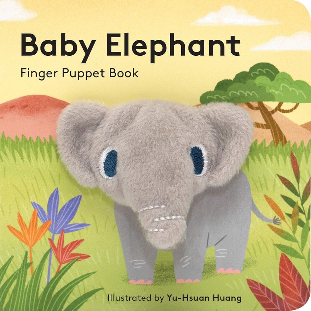 Baby Elephant: Finger Puppet Book: (Finger Puppet Book for Toddlers and Babies, Baby Books for First Year, Animal Finger Puppets) (Baby Animal Finger Puppets, 3) cover image