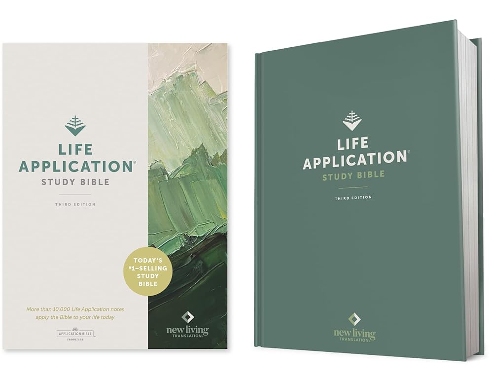 NLT Life Application Study Bible, Third Edition (Red Letter, Hardcover) Tyndale NLT Bible with Updated Notes and Features, Full Text New Living Translation cover image