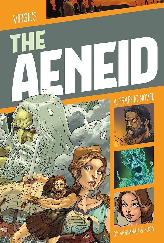 The Aeneid: A Graphic Novel (Classic Fiction) (Graphic Revolve: Classic Fiction) cover image
