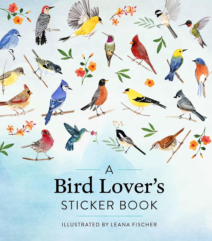 A Bird Lover's Sticker Book cover image