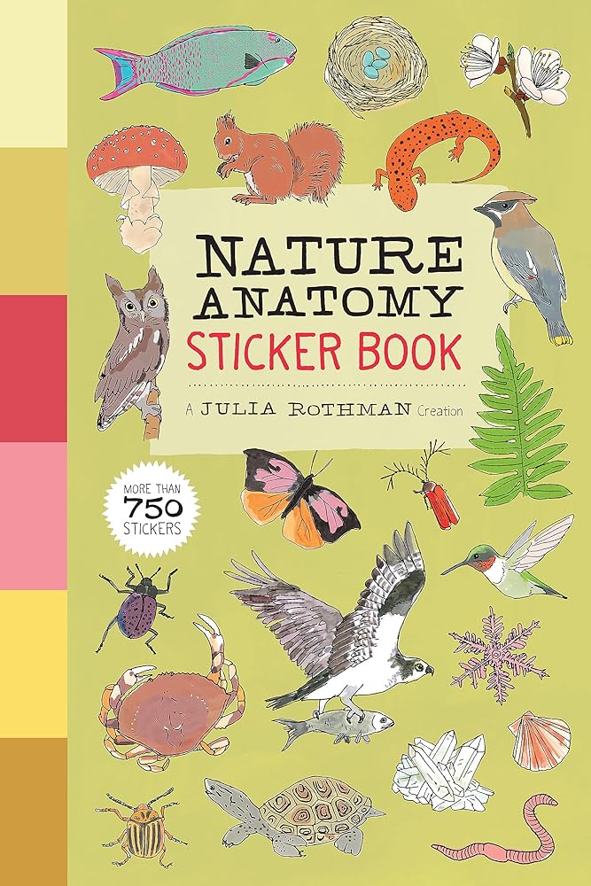 Nature Anatomy Sticker Book: A Julia Rothman Creation; More than 750 Stickers cover image