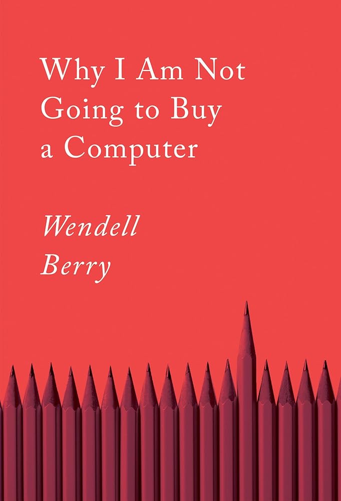 Why I Am Not Going to Buy a Computer: Essays (Counterpoints) cover image