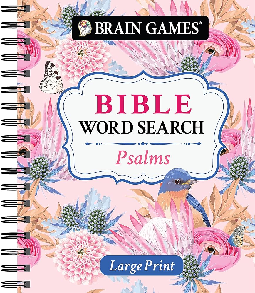 Brain Games - Large Print Bible Word Search: Psalms (Brain Games - Bible) cover image