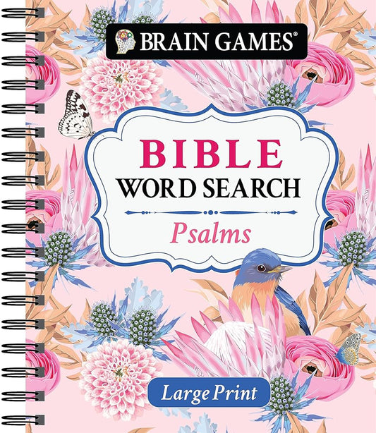 Brain Games - Large Print Bible Word Search: Psalms (Brain Games - Bible) cover image