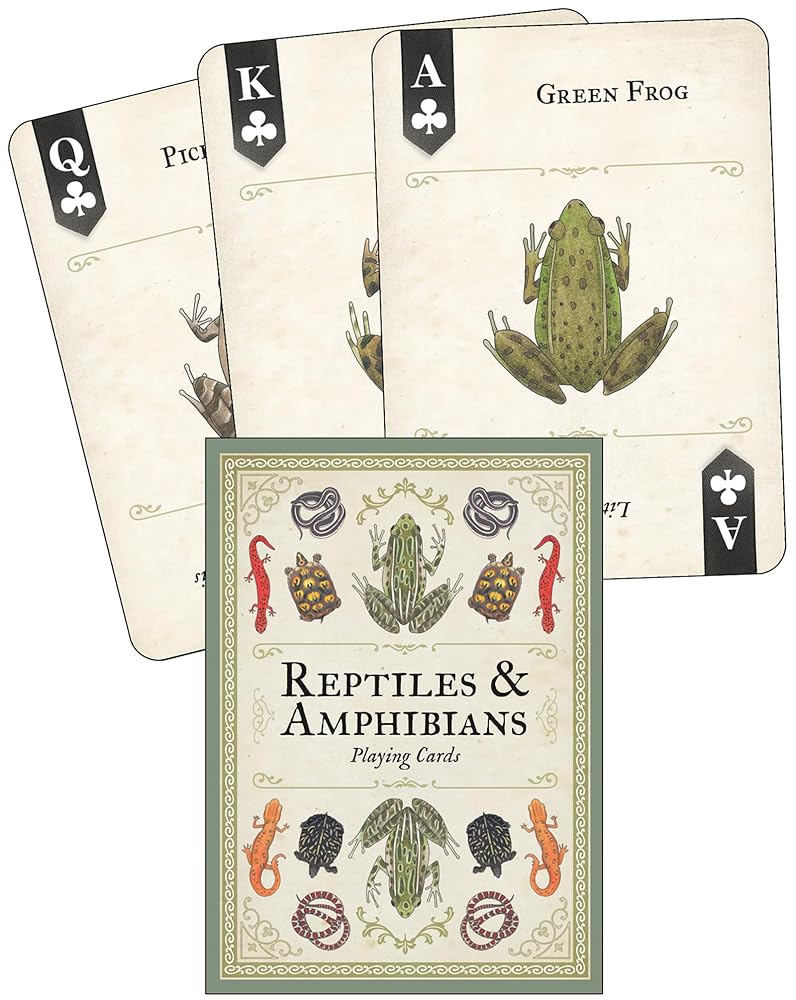 Reptiles & Amphibians Playing Cards (Art of Nature) cover image