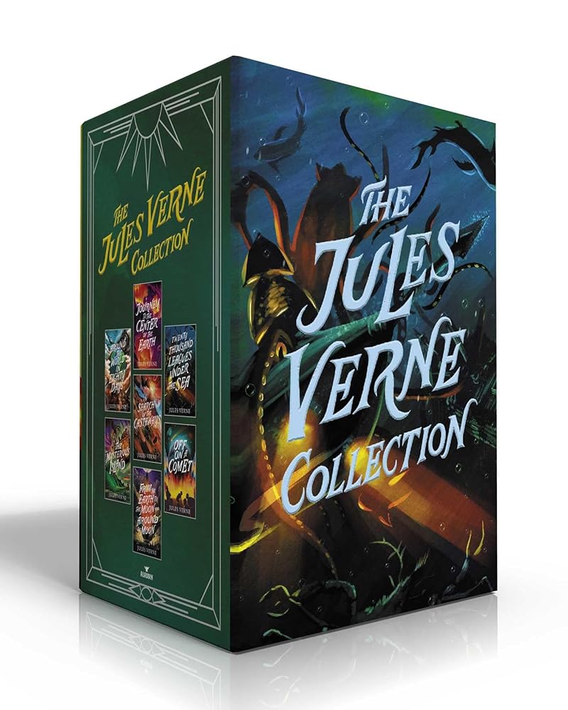 The Jules Verne Collection (Boxed Set): Journey to the Center of the Earth; Around the World in Eighty Days; In Search of the Castaways; Twenty ... the Moon and Around the Moon; Off on a Comet cover image