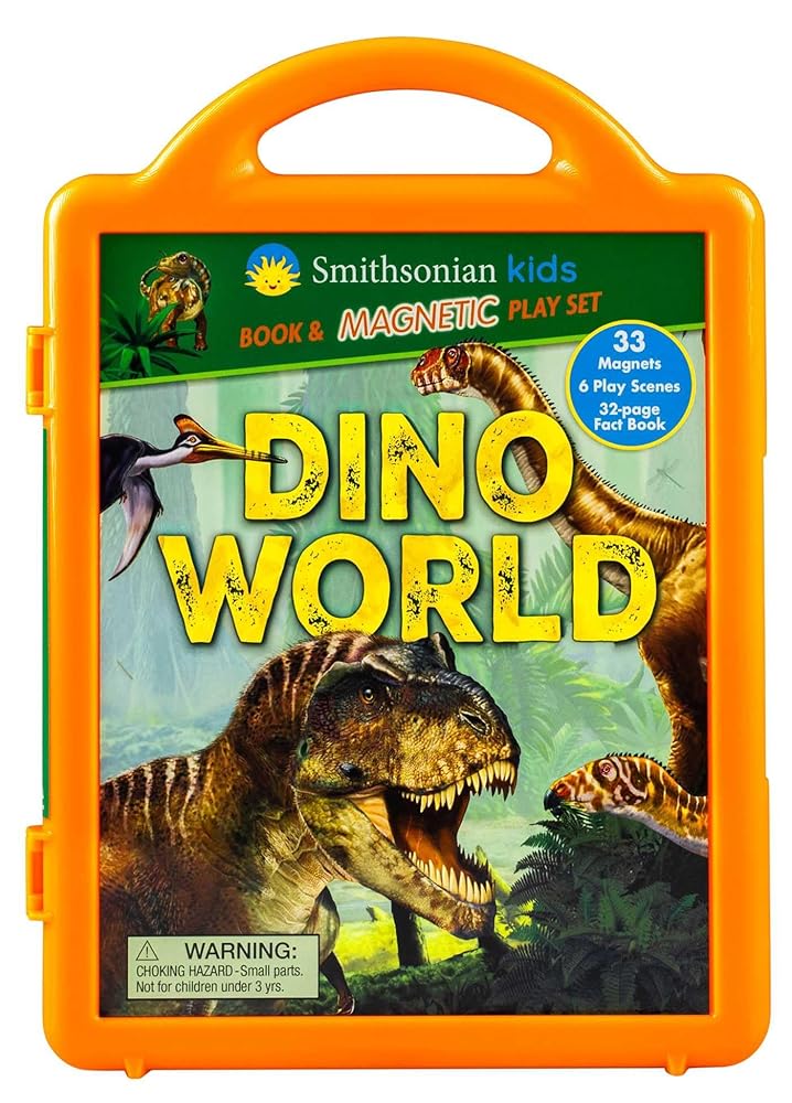 Smithsonian Kids: DinoWorld Book and Magnetic Play Set cover image
