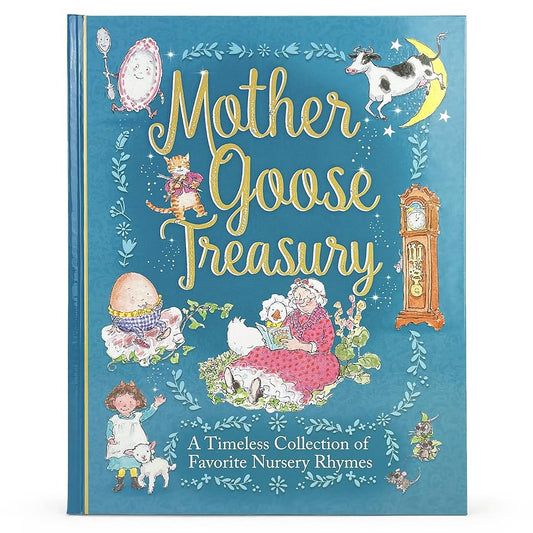 Mother Goose Treasury: A Beautiful Collection of Favorite Nursery Rhymes for Children (Hardcover Storybook Treasury) cover image