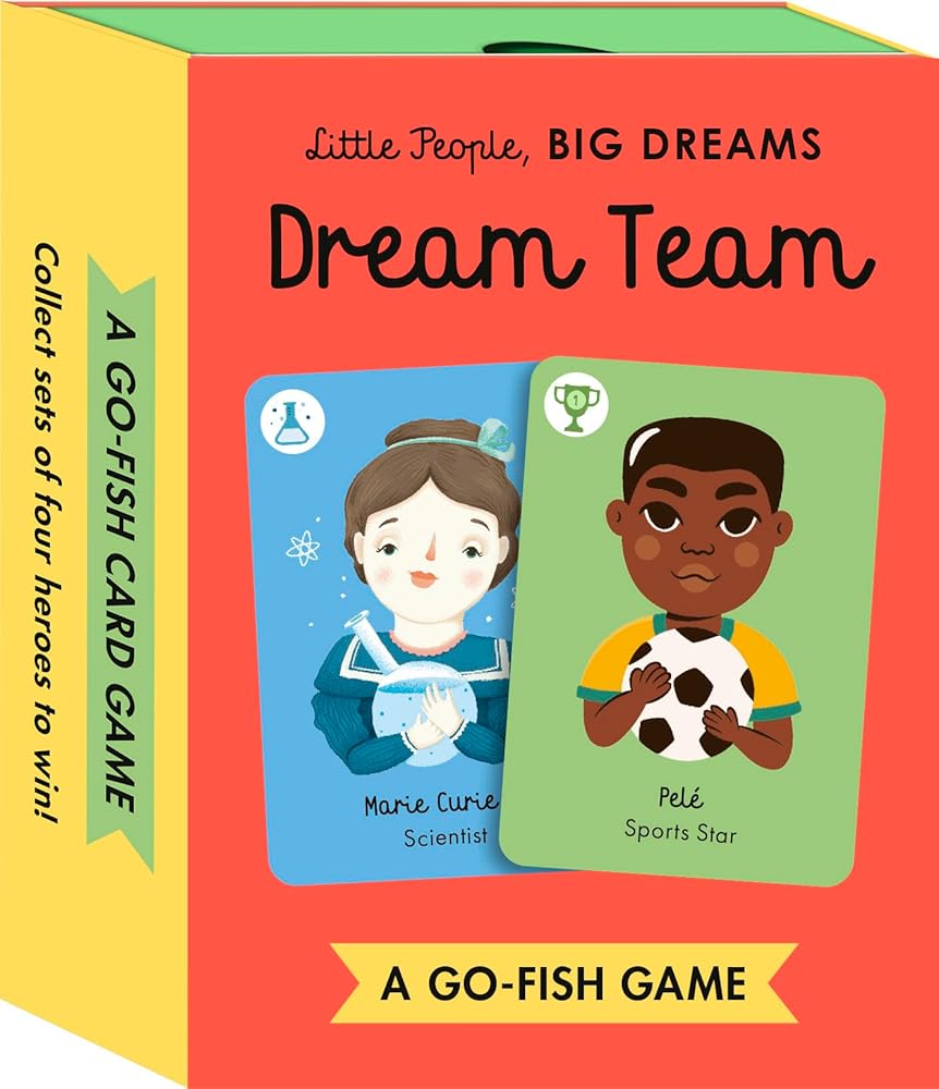 Little People, BIG DREAMS Card Game: Dream Team: A Go-Fish Card Game cover image