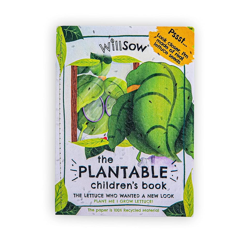 The Lettuce Who Wanted a New Look: Plantable Childrens Book cover image