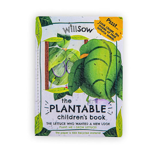 The Lettuce Who Wanted a New Look: Plantable Childrens Book cover image