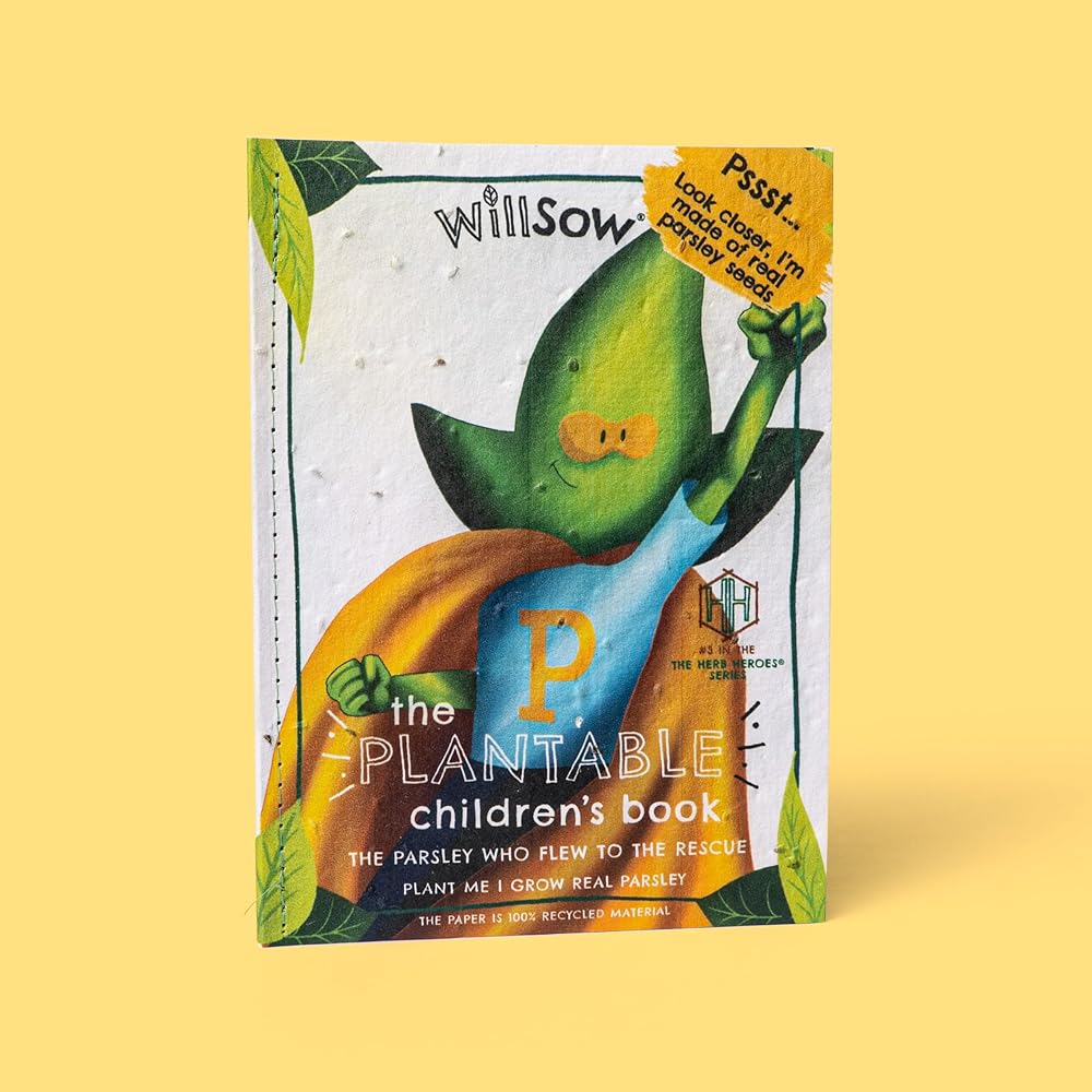 The Parsley Who Flew To The Rescue: Plantable Childrens Book cover image