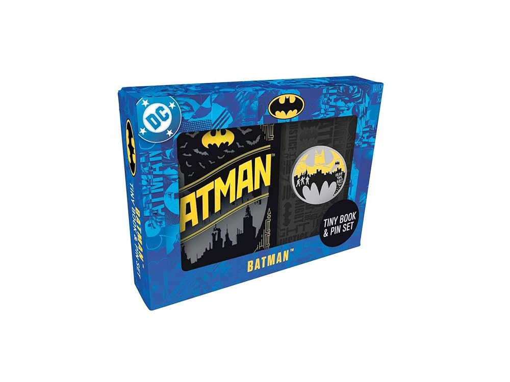 DC Comics: Batman Tiny Book and Pin Set cover image