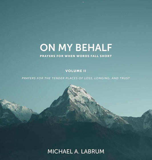 On My Behalf, Volume II: Prayers for the Tender Places of Loss, Longing, and Trust cover image