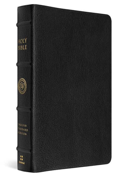 ESV Heirloom Bible, Gloria Dei: Single Column Edition (Goatskin, Black, Full Yapp) cover image