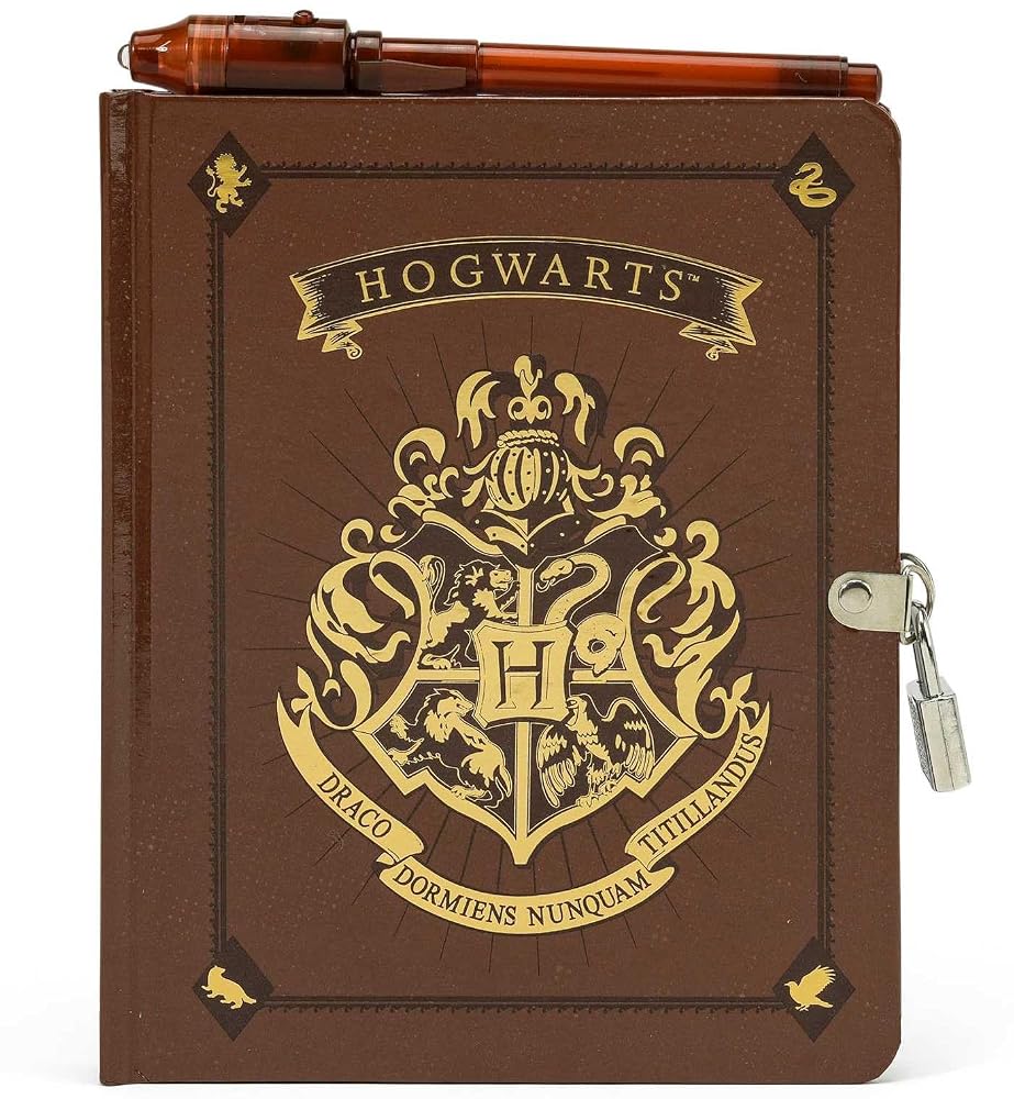 Harry Potter: Hogwarts Lock & Key Diary: Lock & Key Diary with Invisible Ink Pen cover image